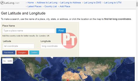 Latitude and Longitude Finder on Map Get Coordinates.